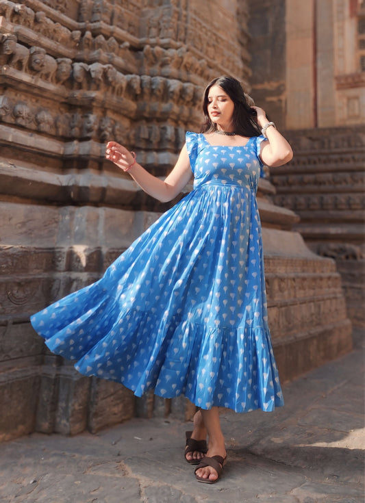 Flared Midi dress