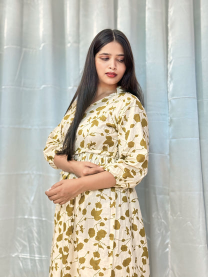 Tiered Fid & Midi Dress