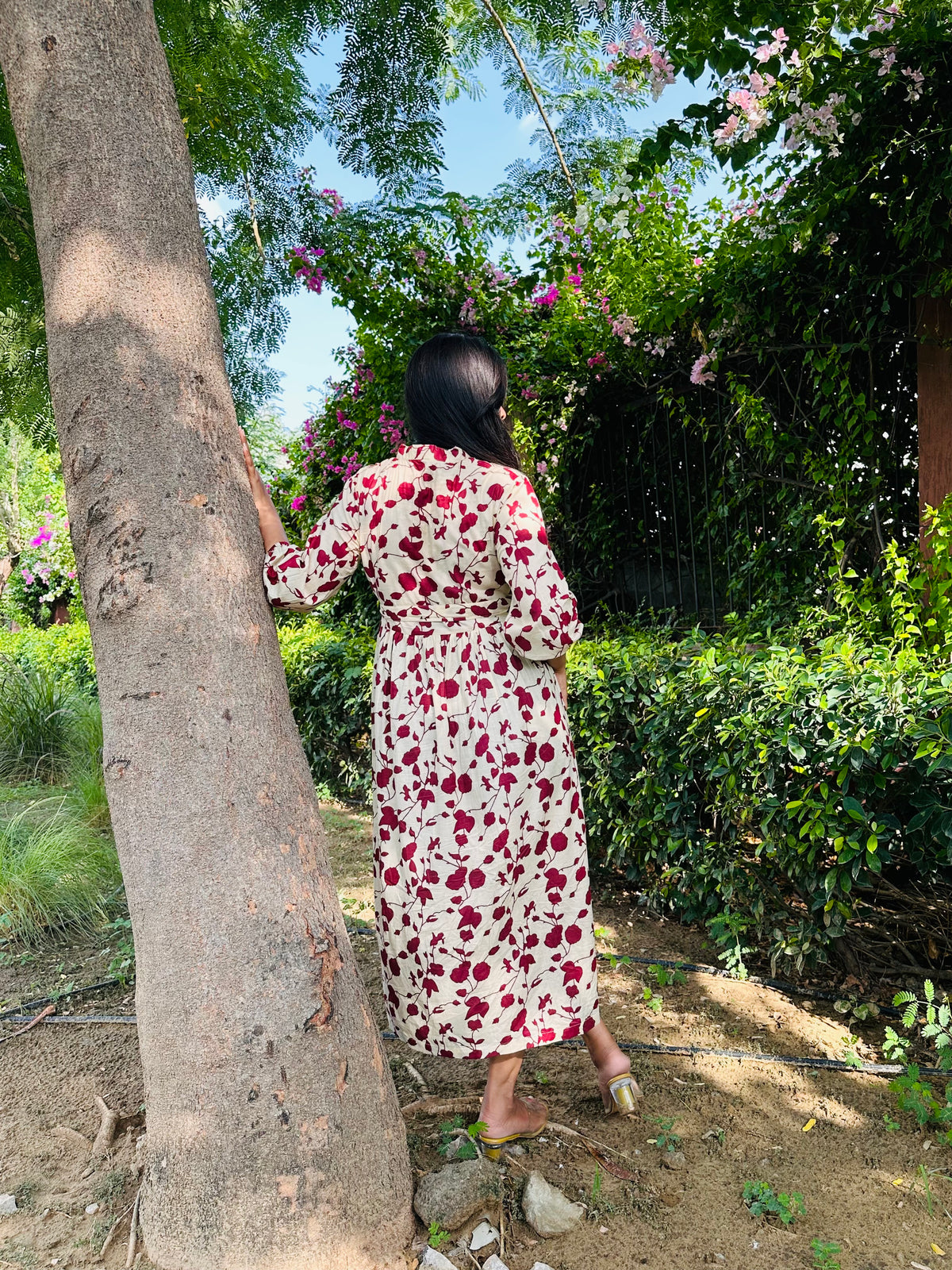 Tiered Fid & Midi Dress