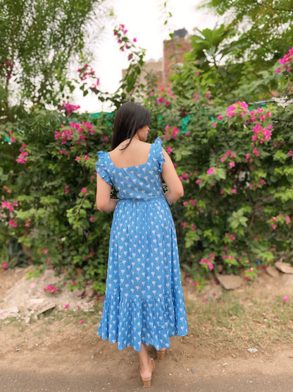 Flared Midi dress
